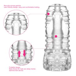 Alternative view of Cốc tự sướng silicon cao cấp Nhật Bản nhiều gân gai tăng khoái cảm