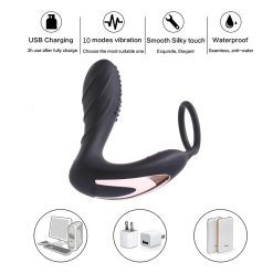 Plug rung nhiều chế độ cực mạnh điều khiển từ xa kiêm vòng đeo dương vật - Ảnh 7