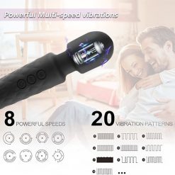 Alternative view of Chày rung 20 cấp độ và 8 chế độ AV003 massage kích thích điểm nhạy cảm tăng hưng phấn mạnh mẽ