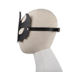 Mặt nạ dơi BDSM chất liệu da dệt cao cấp - Ảnh 3