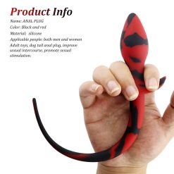 Plug đuôi chó cắm hậu môn - đồ chơi bdsm - Ảnh 5