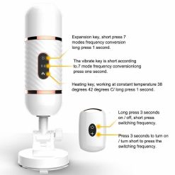 Máy thụt dương vật nhiều chế độ tạo nhiệt điều khiển từ xa Cyclone Fire Dibe - Ảnh 4