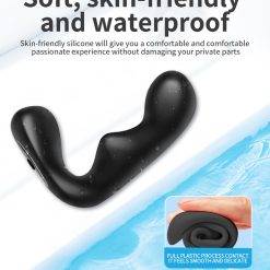Plug rung 10 chế độ massage và kích thích tuyến tiền liệt mạnh mẽ King Prostate Massage - Ảnh 3