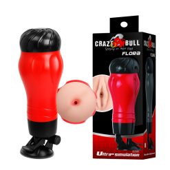 Cốc thủ dâm gắn tường nhiều chế độ rung Crazy Bull Flora tạo hình lỗ hậu
