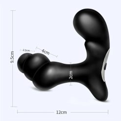 Plug rung 10 chế độ massage và kích thích tuyến tiền liệt mạnh mẽ King Prostate Massage (mẫu mới) - Ảnh 5