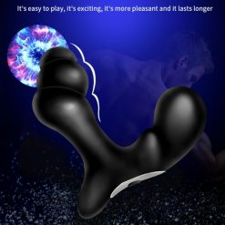 Plug rung 10 chế độ massage và kích thích tuyến tiền liệt mạnh mẽ King Prostate Massage (mẫu mới) - Ảnh 4