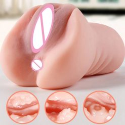 Âm đạo giả thiết kế 2 lỗ chân thực dành cho nam