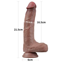 Alternative view of Dương vật giả cao cấp Lovetoy 8.5" Dual Layered Silicone Nature Cock