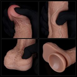 Dương vật giả cao cấp Lovetoy 8.5" Dual Layered Silicone Nature Cock - Ảnh 5