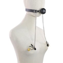 Kẹp vú kiêm khóa hàm BDSM