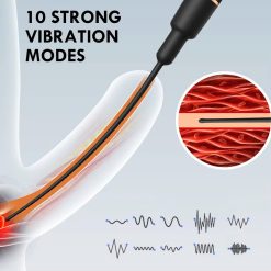Alternative view of Sounding rung kích thích niệu đạo có cáp sạc USB siêu tiện lợi