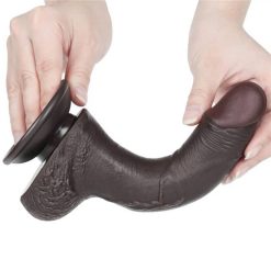 Dương vật giả cao cấp Lovetoy Sliding-Skin Dual Layer 19.5cm màu đen - Ảnh 5