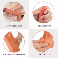 Máy thụt dương vật nhiều chế độ rung thụt tạo nhiệt điều khiển từ xa Dibe (mới) - Ảnh 7