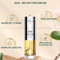 Xịt chống xuất tinh sớm chiết xuất nhân sâm Duai Delayed Spray 10ml - Ảnh 4