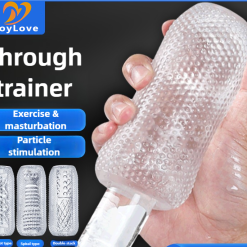 Cốc thủ dâm trong suốt 2 đầu cao cấp chính hãng Roselex - Ảnh 3