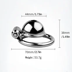 Khóa dương vật inox cao cấp siêu nhỏ gọn - Ảnh 6