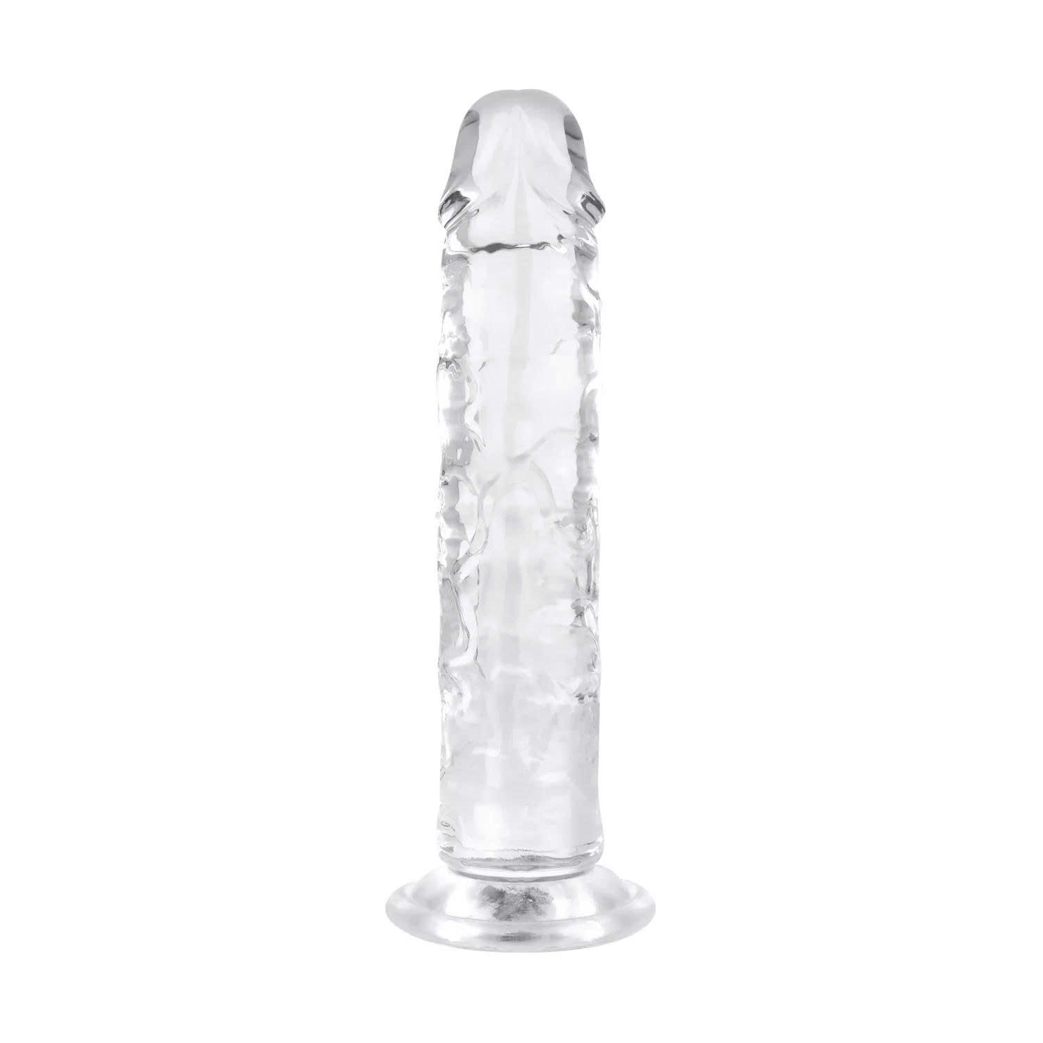 Dương vật giả silicon trong suốt size nhỏ 16cm - Ảnh 2