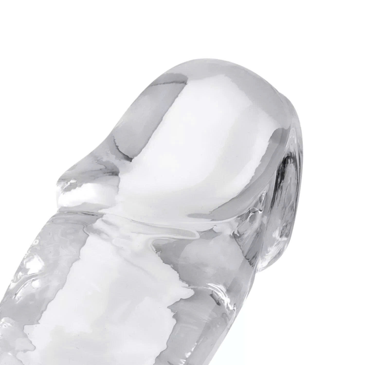 Dương vật giả silicon trong suốt size nhỏ 16cm - Ảnh 5
