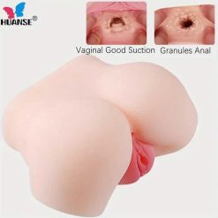 Alternative view of Âm đạo silicon nguyên khối thiết kế 2 lỗ chân thực gợi cảm trọng lượng 1.8kg