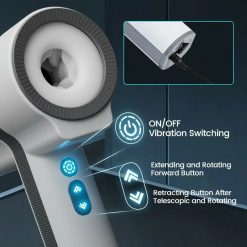 Máy thủ dâm tự động hai đầu xoay thụt rung nhiều chế độ Raiden Hgod - Ảnh 6